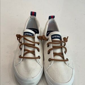 Sperry White Canvas Sneakers